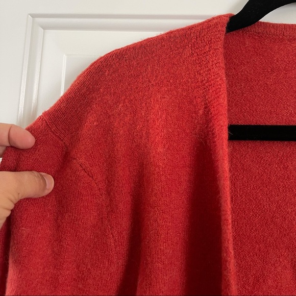 Madewell rust color open cardigan - Picture 8 of 8